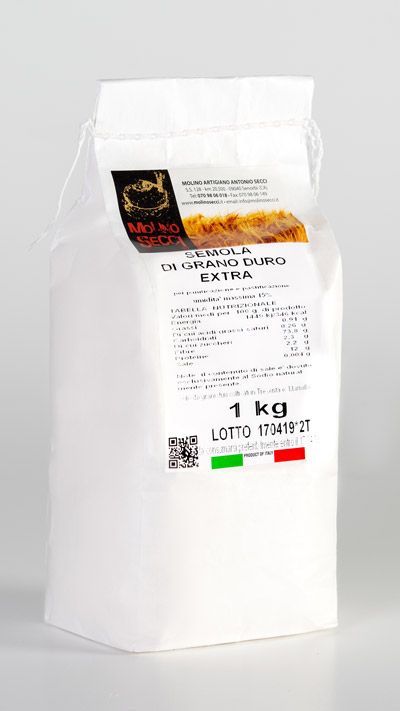 Semola grano duro extra 1kg - Molino Secci